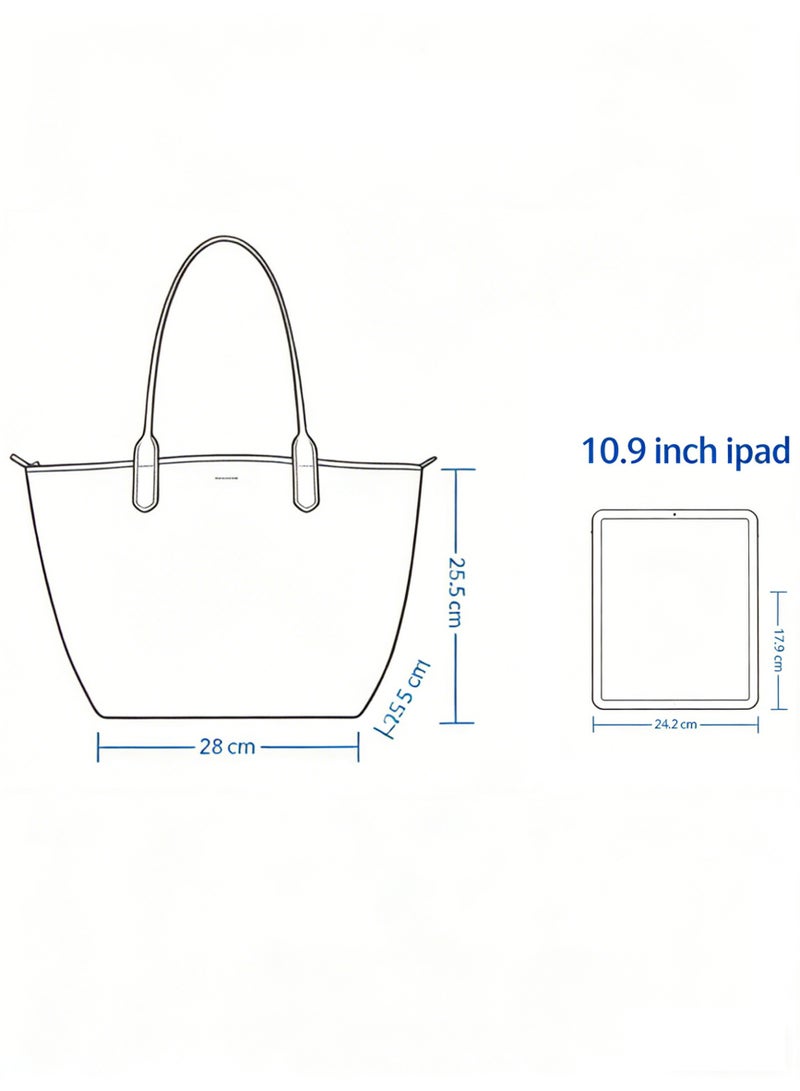 Longchamp Le Pliage Large Shoulder Straps women's Classic Fashion Versatile Large Makeup Bag, Handbag, Shoulder Bag classic Squab Grey - Image 3